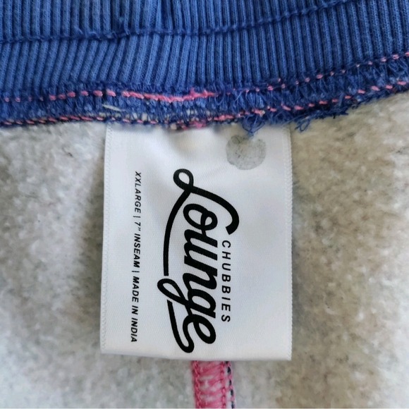 chubbies lounge shorts Size XXL 7" Inseam Pink Orca Print - Picture 3 of 9